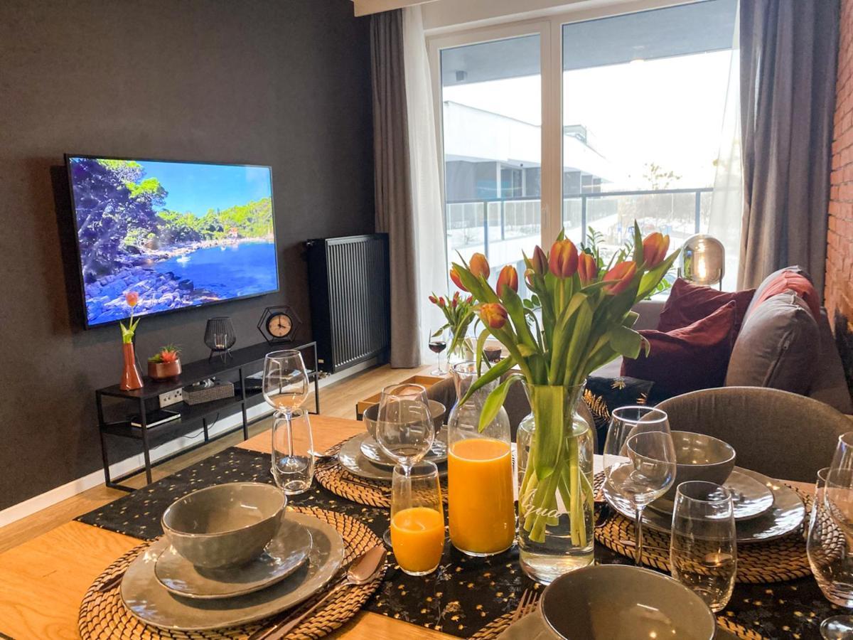 Apartament Riviera Modern Tower Apartman Gdynia Kültér fotó